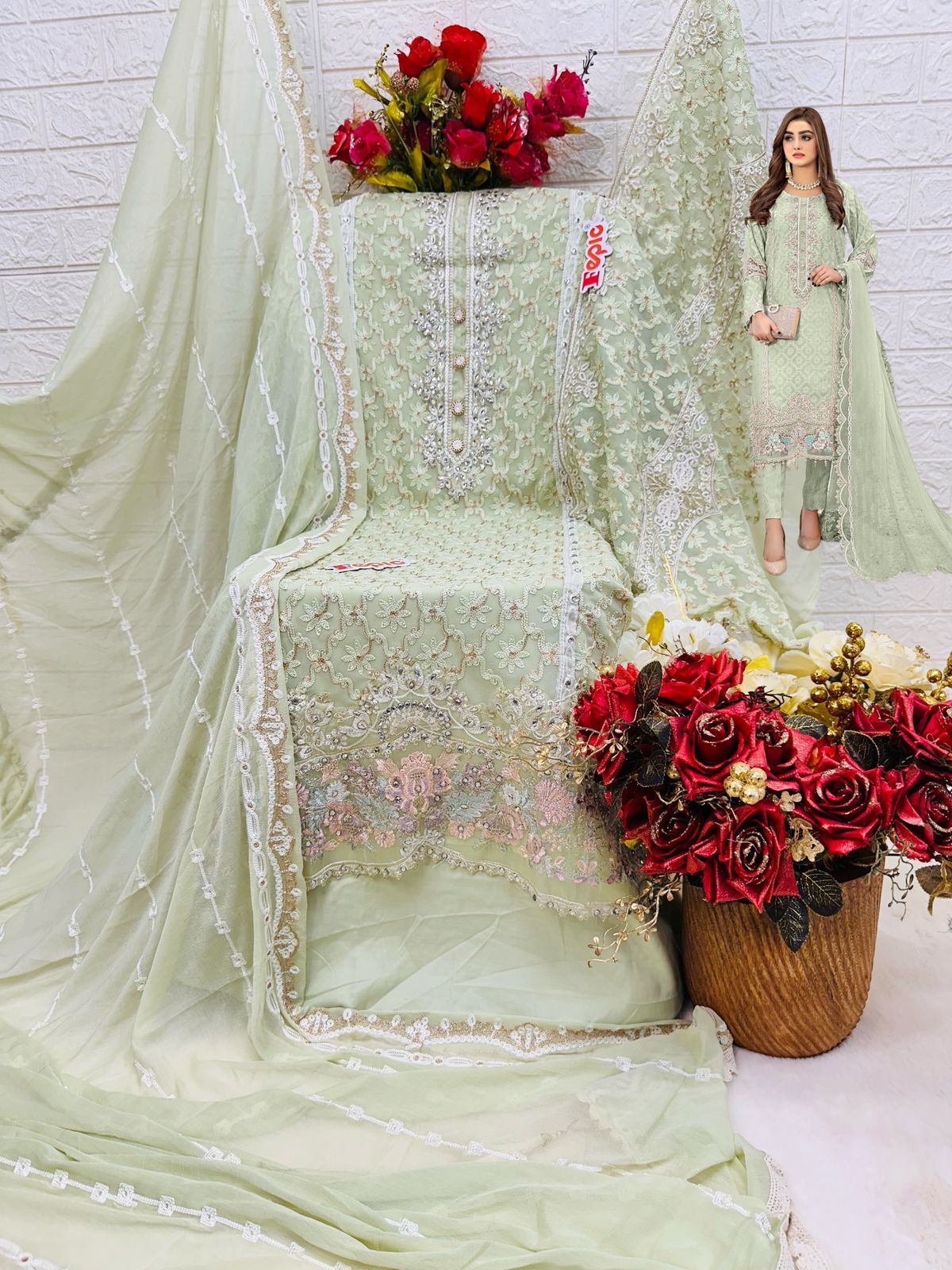 FEPIC C 1361 ROSEMEEN SERIES PAKISTANI SUITS