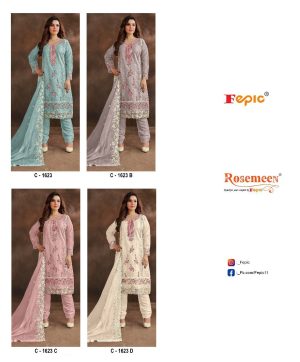 FEPIC C 1623 ROSEMEEN SERIES PAKISTANI SUITS