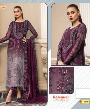 FEPIC C 1648 B ROSEMEEN PAKISTANI SUITS IN INDIA