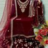 FEPIC V 17022 D ROSEMEEN VELVET PAKISTANI SUITS