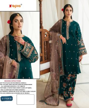 FEPIC V 17026 B ROSEMEEN VELVET SALWAR SUITS