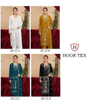 HOOR TEX HF 24 A TO D READYMADE SALWAR SUITS