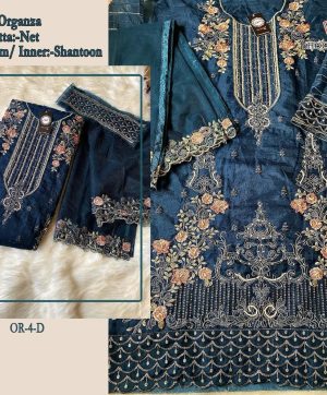 HOOR TEX OR 4 D PAKISTANI SUITS MANUFACTURER