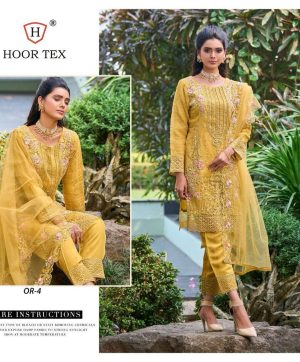 HOOR TEX OR 4 PAKISTANI SUITS MANUFACTURER