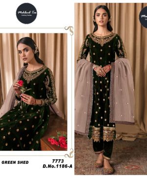 MEHBOOB TEX 1186 A VELVET SUITS MANUFACTURER