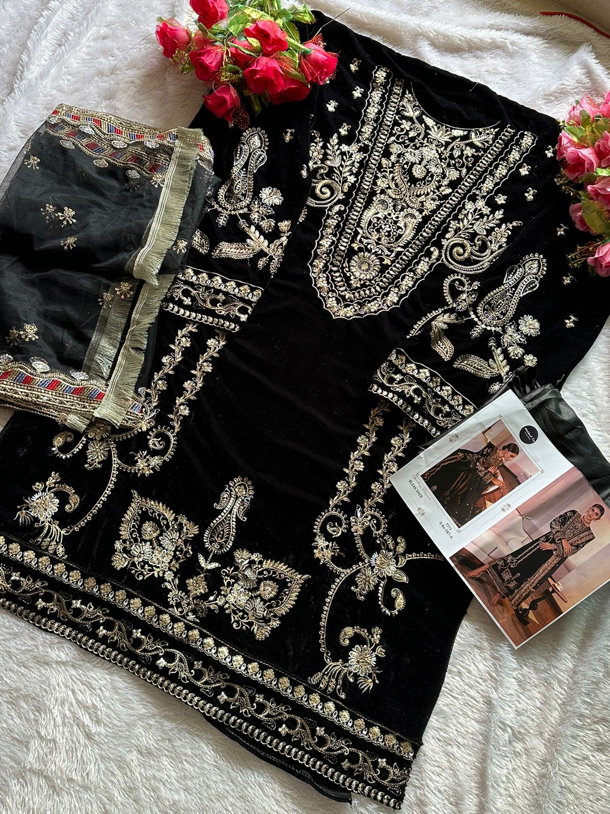 MEHBOOB TEX 1187 A TO D VELVET SALWAR SUITS