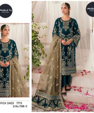 MEHBOOB TEX 1188 C VELVET PAKISTANI SUITS