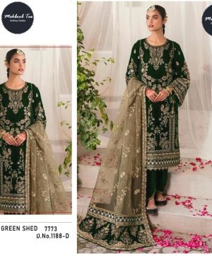 MEHBOOB TEX 1188 D VELVET PAKISTANI SUITS