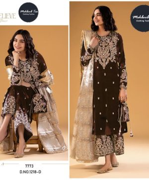 MEHBOOB TEX 1218 D VELVET PAKISTANI SUITS