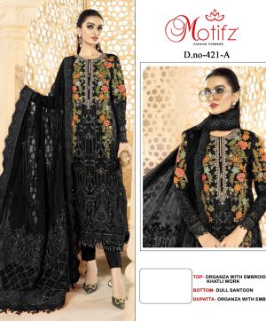 MOTIFZ 421 A PAKISTANI SUITS MANUFACTURER