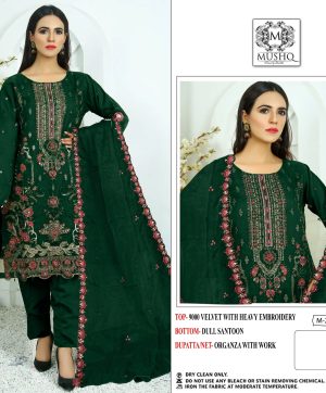 MUSHQ M 280 B VELVET SALWAR SUITS WHOLESALE