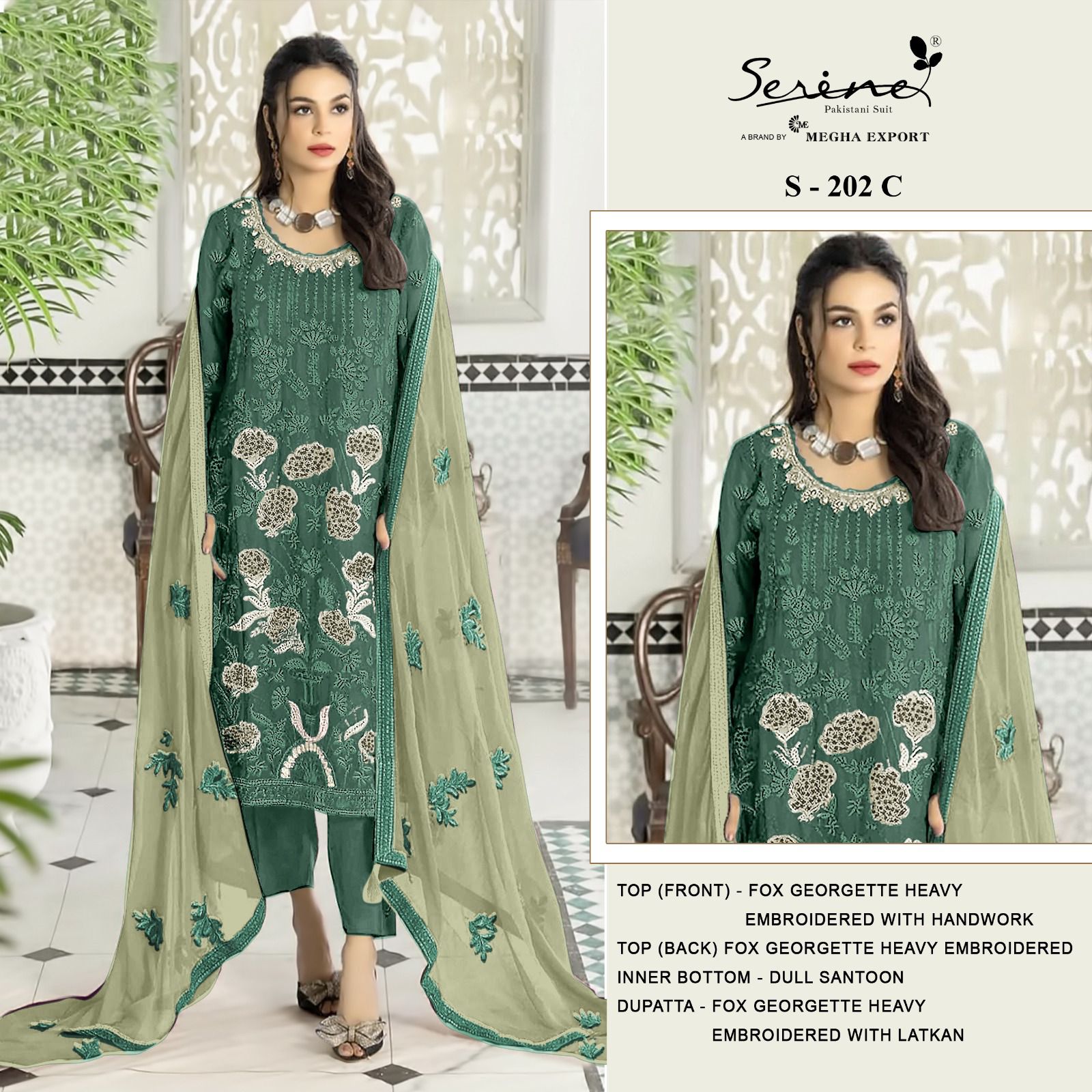 SERINE S 202 B TO E SALWAR SUITS WHOLESALE