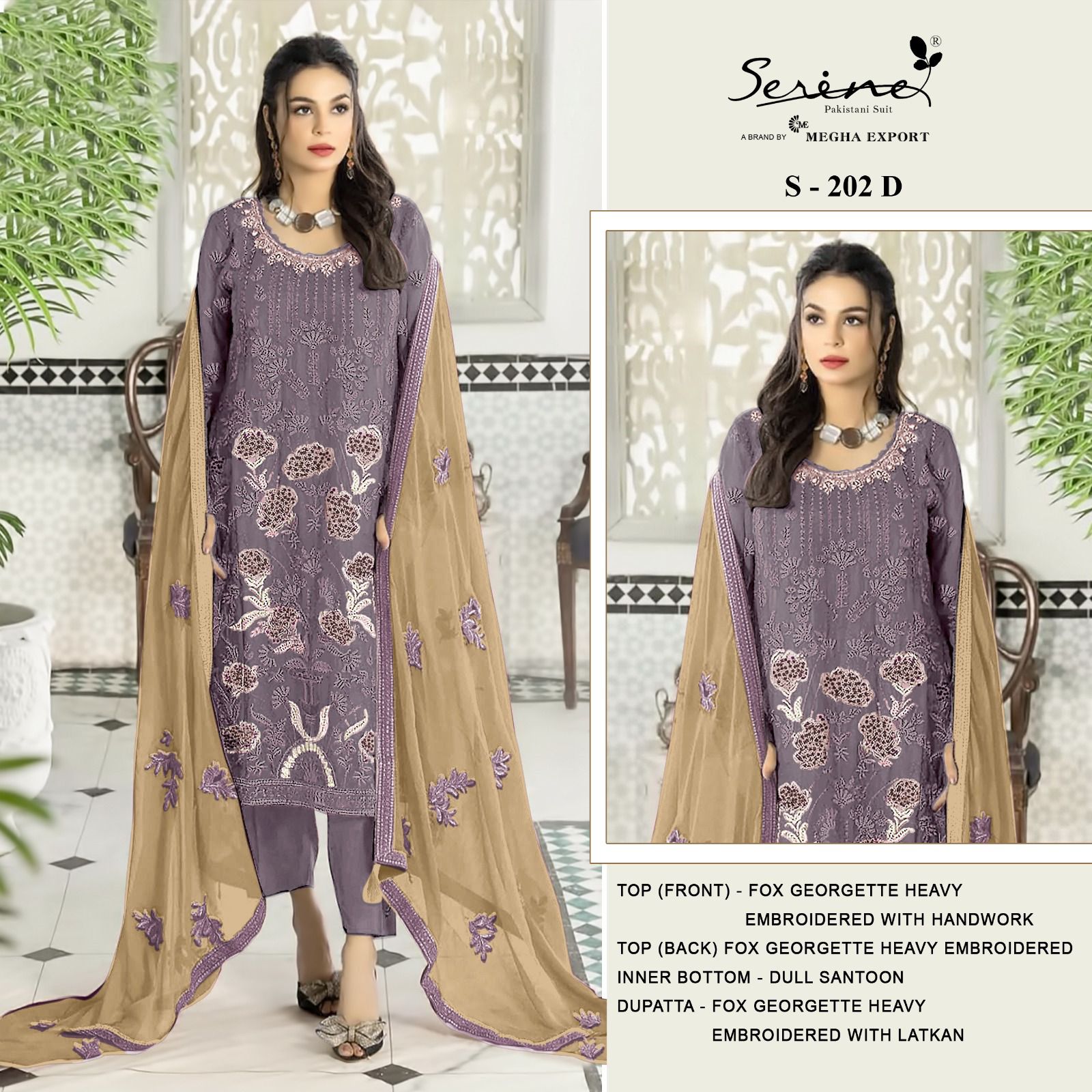 SERINE S 202 B TO E SALWAR SUITS WHOLESALE