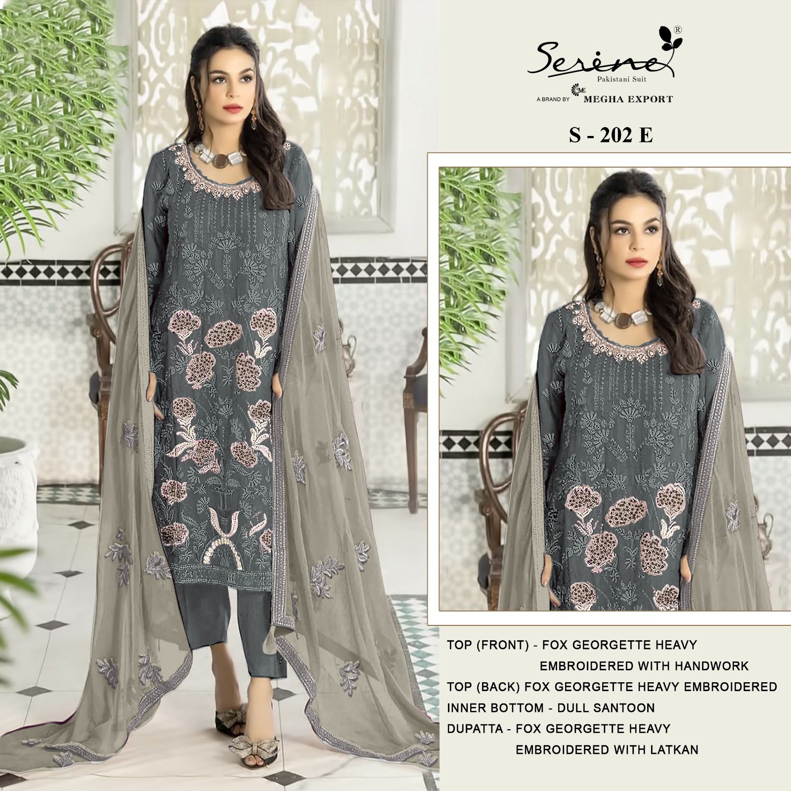 SERINE S 202 B TO E SALWAR SUITS WHOLESALE