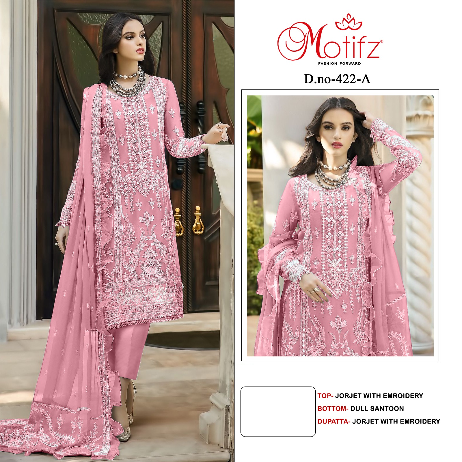 MOTIFZ 422 A TO D SALWAR SUITS IN INDIA