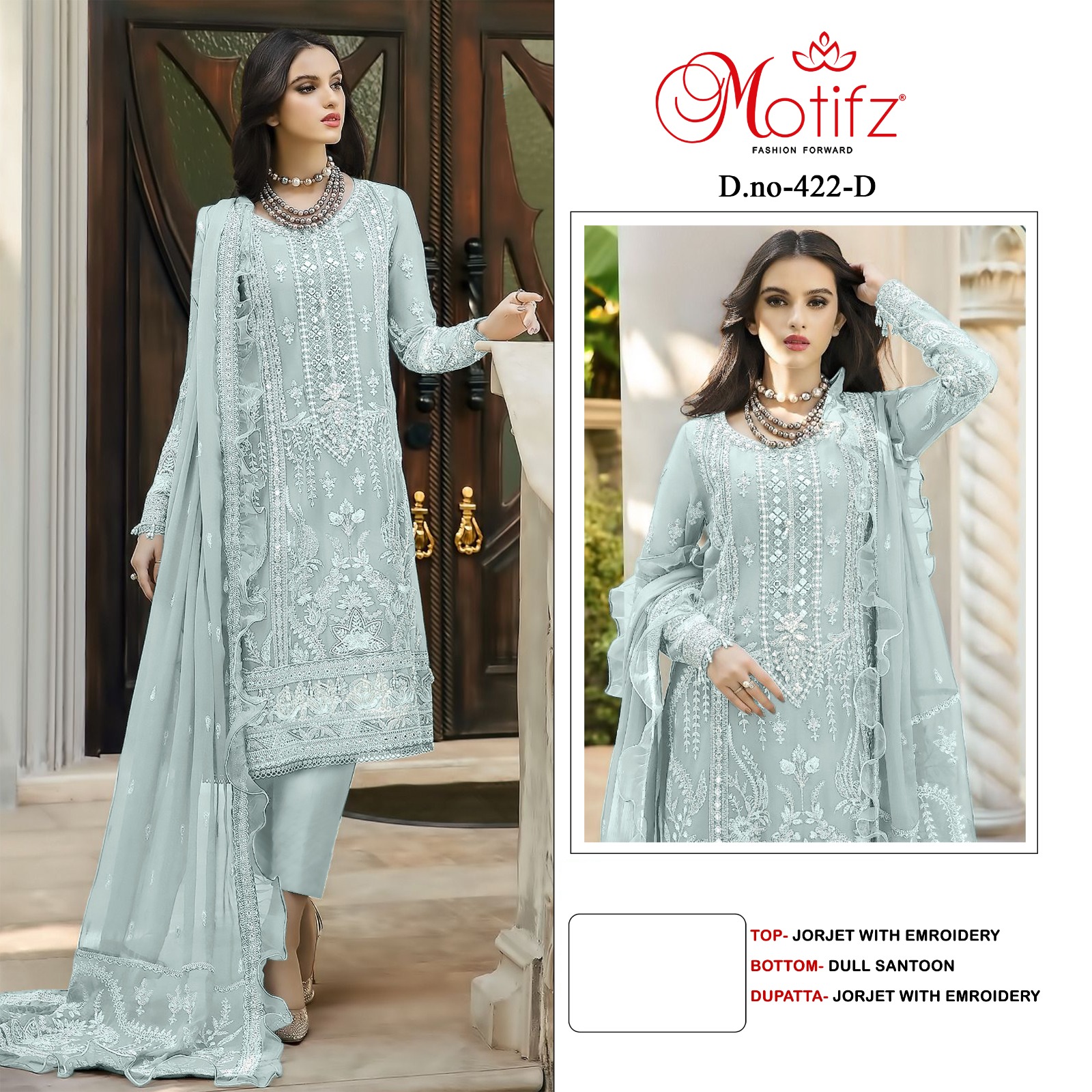 MOTIFZ 422 A TO D SALWAR SUITS IN INDIA