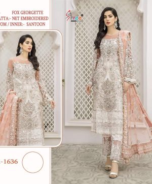 SHREE FABS K 1636 PAKISTANI SUITS MANUFACTURER