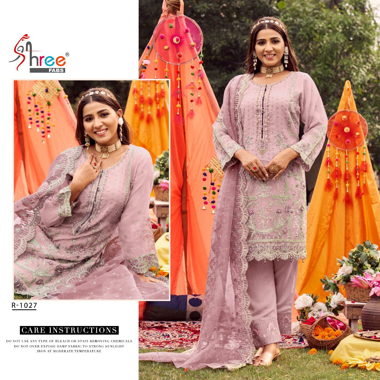 SHREE FABS R 1027 READYMADE SALWAR SUITS