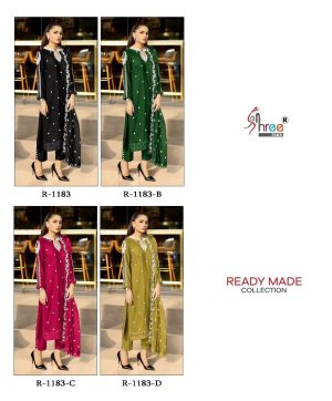 SHREE FABS R 1183 SERIES READYMADE SALWAR SUITS