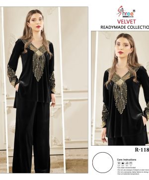 SHREE FABS R 1188 C READYMADE VELVET SUITS