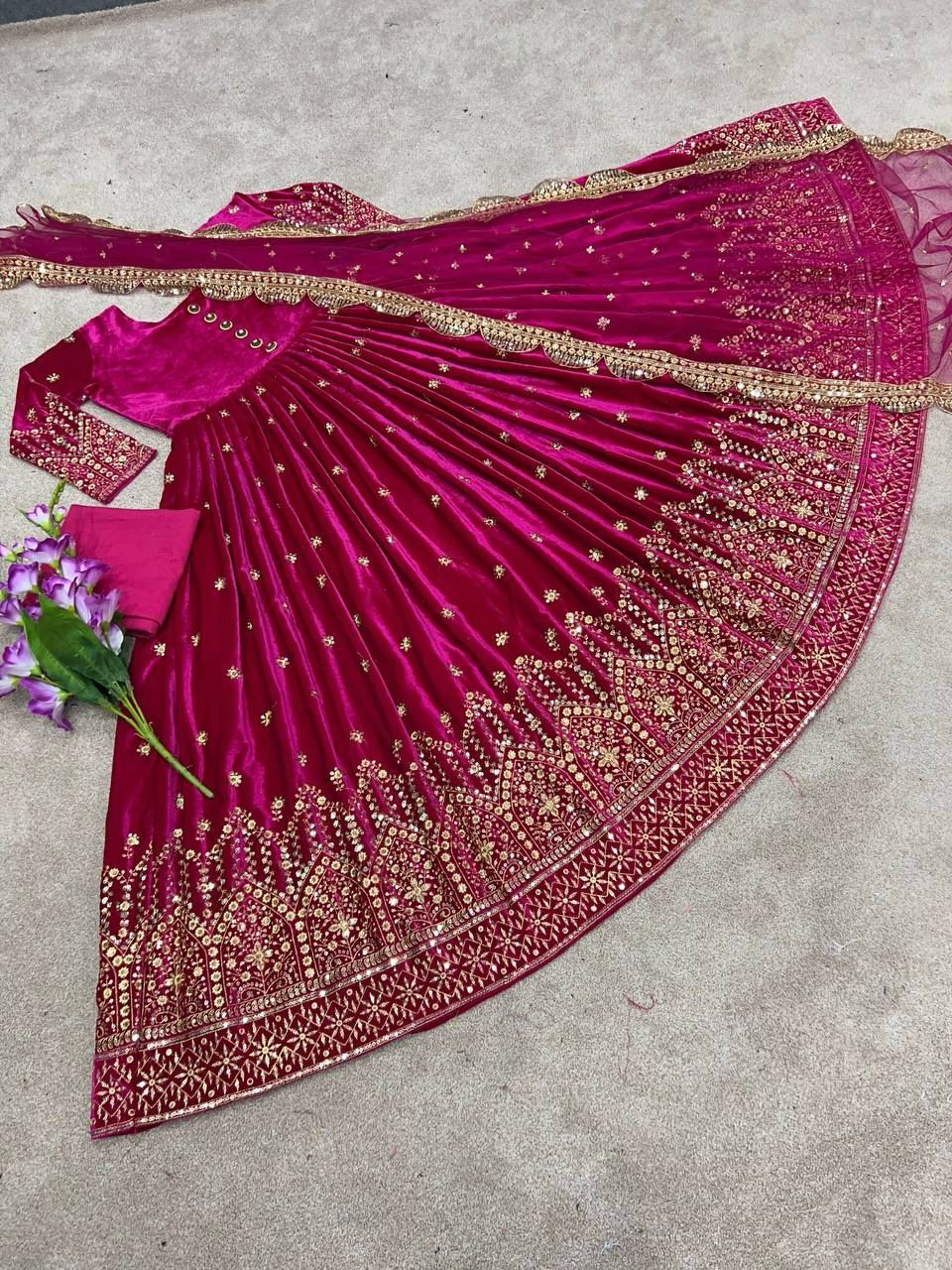 SHREE HARI SR 1472 J DESIGNER VELVET COLLECTION