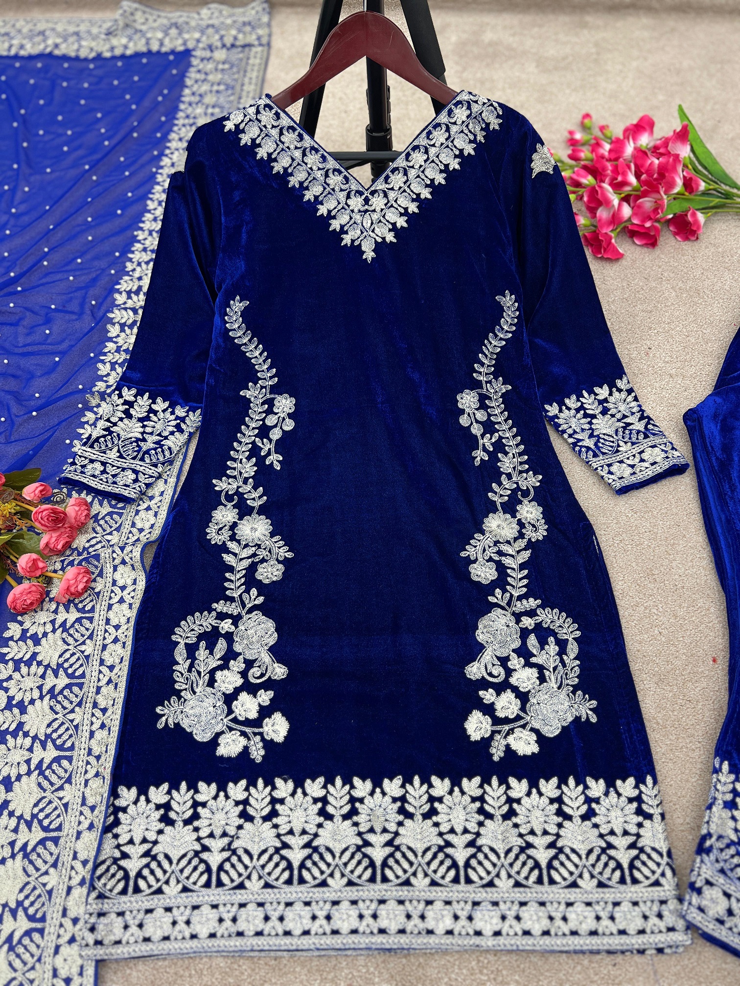 SHREE HARI SRK 5097 DESIGNER VELVET SUITS