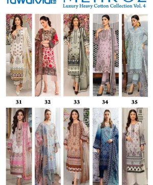 TAWAKKAL MEHROZ VOL 4 KARACHI SUITS MANUFACTURER