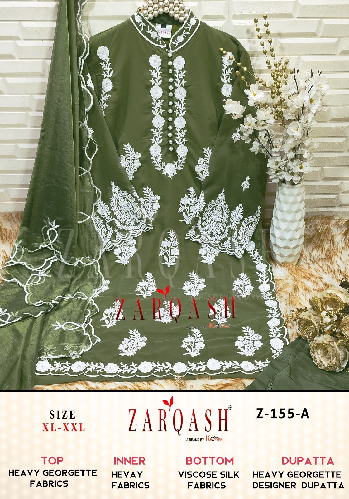 ZARQASH Z 155 A TO H READYMADE TUNIC