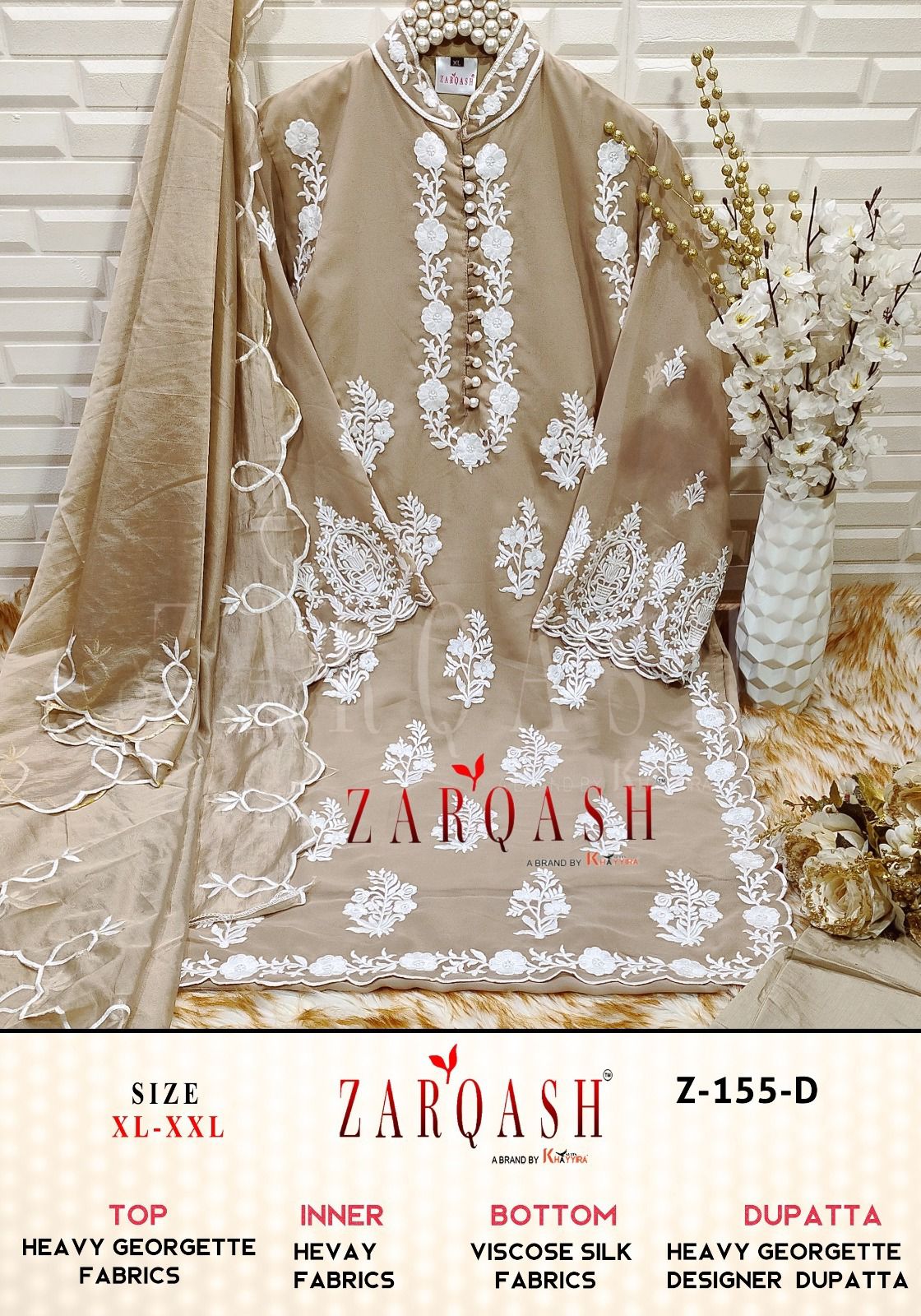 ZARQASH Z 155 A TO H READYMADE TUNIC