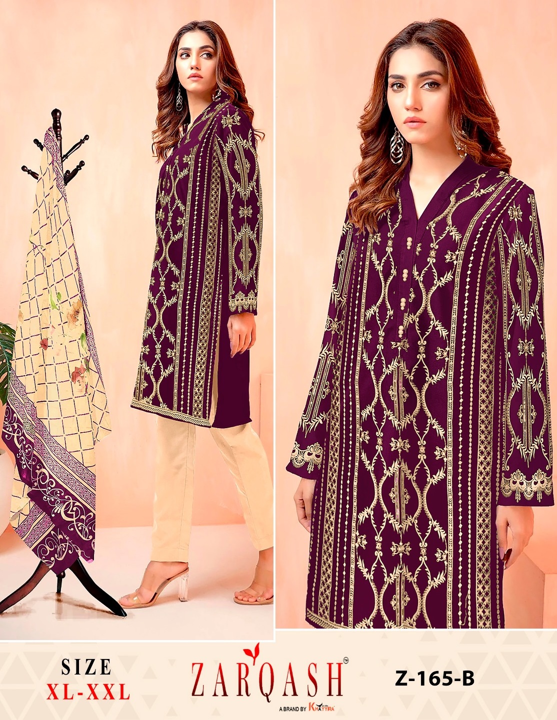 ZARQASH Z 165 B READYMADE TUNIC WHOLESALE