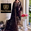 ZIAAZ DESIGNS 363 VELVET PAKISTANI SUITS IN INDIA