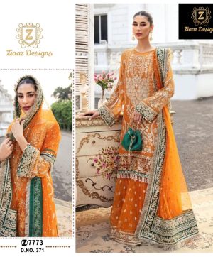 ZIAAZ DESIGNS 371 PAKISTANI SUITS MANUFACTURER