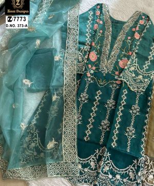 ZIAAZ DESIGNS 373 A PAKISTANI SUITS IN INDIA