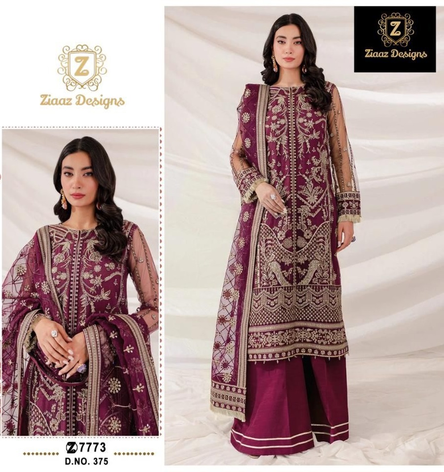 ZIAAZ DESIGNS 375 PAKISTANI SUITS IN INDIA