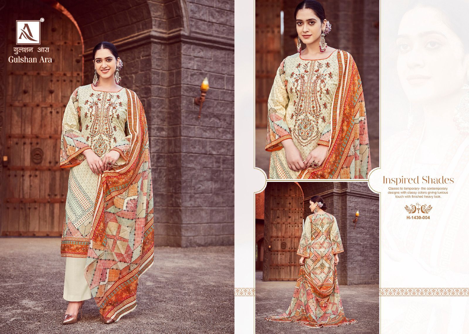 ALOK SUITS GULSHAN ARA WHOLESALE