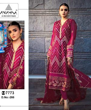 ANAMSA 266 PAKISTANI SALWAR SUITS IN INDIA