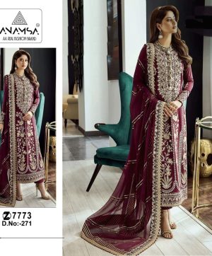 ANAMSA 271 PAKISTANI SUITS MANUFACTURER