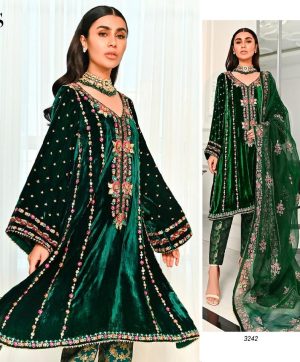 DEEPSY SUITS 3242 VELVET PAKISTANI SUITS