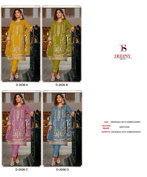 DEEPSY SUITS D 2036 A TO D SALWAR SUITS