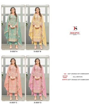 DEEPSY SUITS D 2037 A TO D SALWAR SUITS WHOLESALE