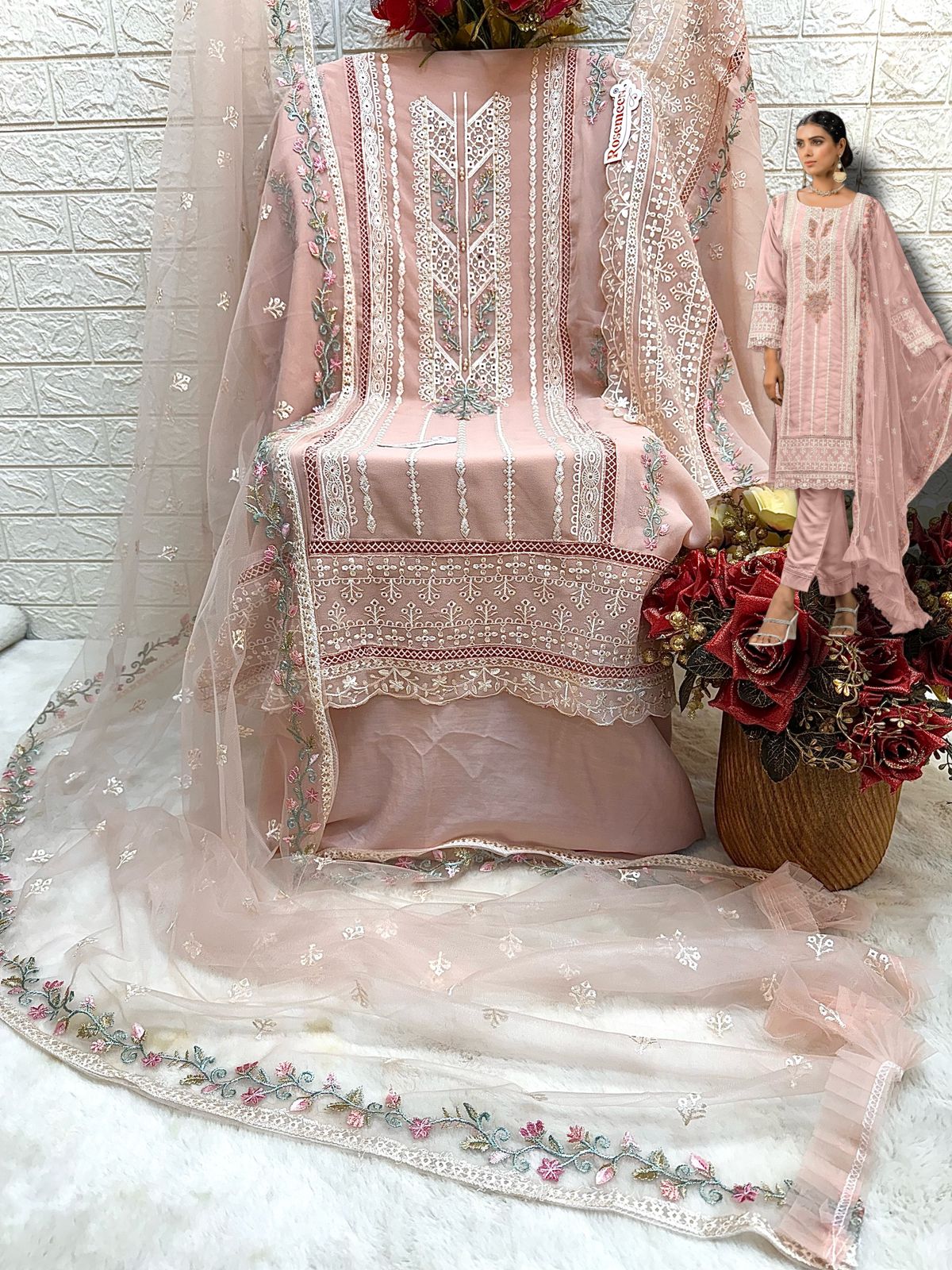 FEPIC C 1680 ROSEMEEN SERIES PAKISTANI SUITS