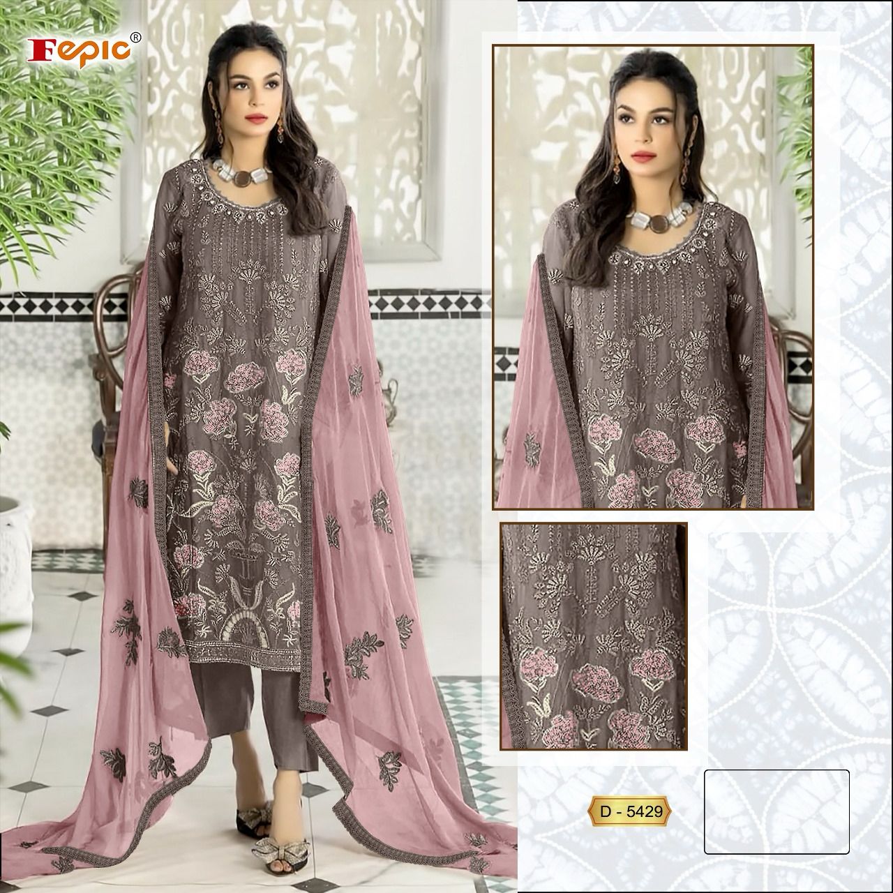 FEPIC D 5429 ROSEMEEN SERIES SALWAR SUITS