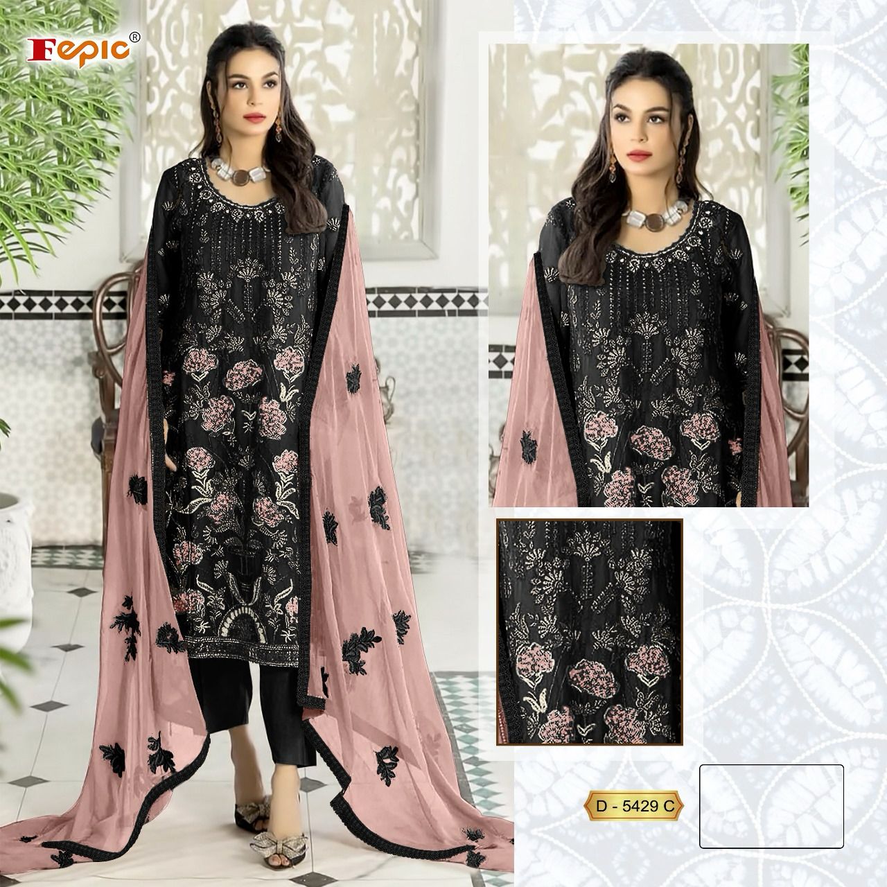 FEPIC D 5429 ROSEMEEN SERIES SALWAR SUITS