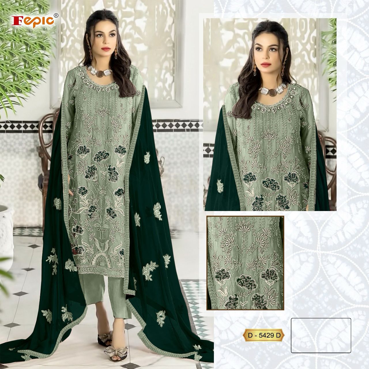 FEPIC D 5429 ROSEMEEN SERIES SALWAR SUITS