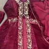 HK 1585 VELVET SUITS WHLESALE IN INDIA