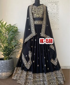 HK 1588 DESIGNER LEHENGA WHOLESALE