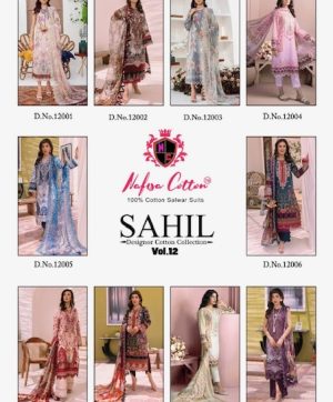 NAFISA SAHIL VOL 12 WHOLESALE