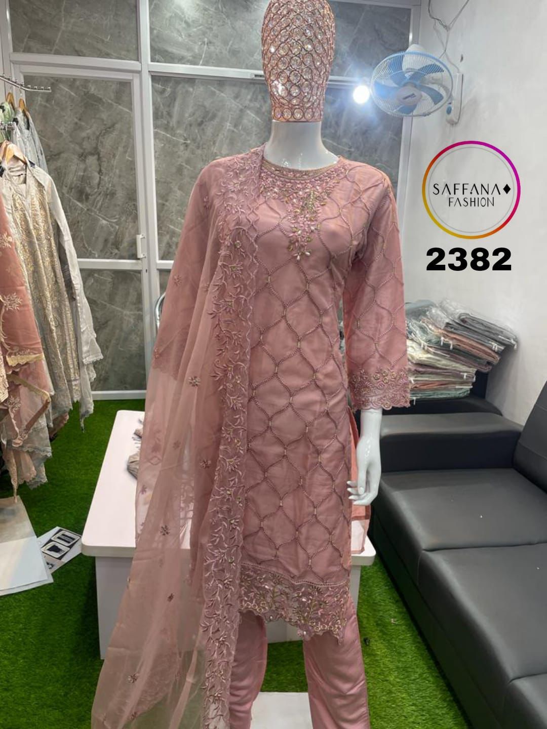 SAFFANA FASHION 2382 B READYMADE SUITS