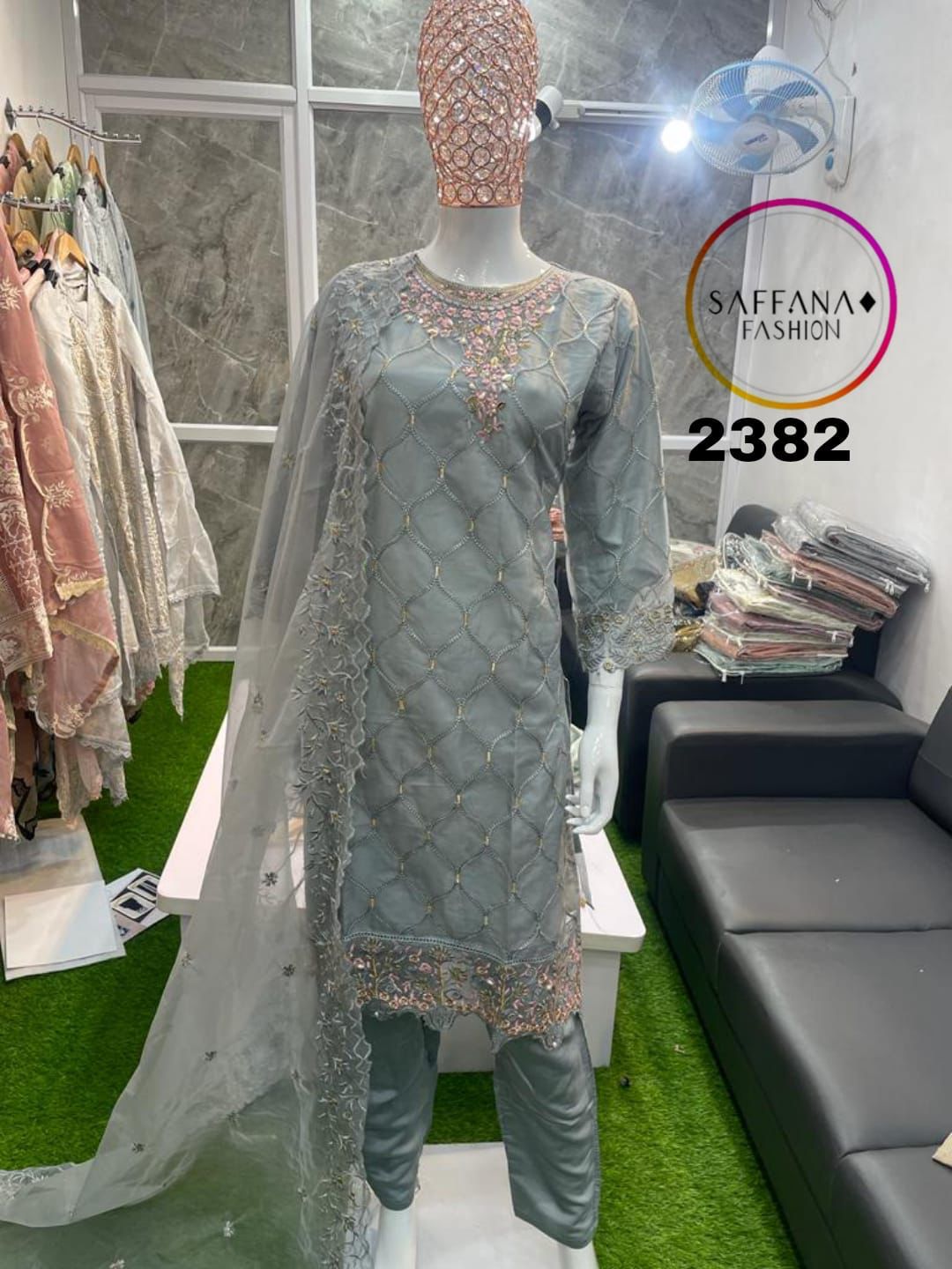 SAFFANA FASHION 2382 D READYMADE SUITS