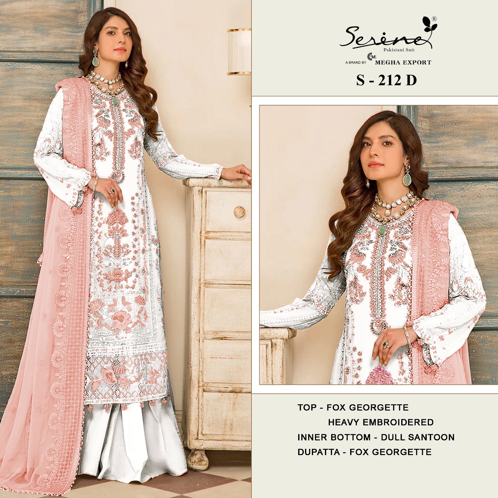 SERINE S 212 B TO E SALWAR SUITS WHOLESALE